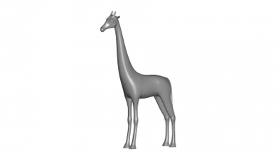 zürafa 3d model doğa 3D baskı dosya yazdırılabilir tasarım Yazdır 3d print model - Mito3D