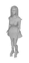 girl roller skates 3d printing model - threeding 3d print model - Mito3D