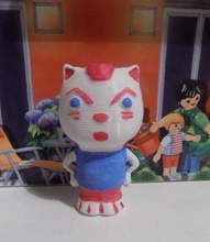 güle kitty x2 sanat 3D baskı modeli, dosya, yazdırılabilir model, tasarım, 3 boyutlu baskı, kedi,dekorasyon,heykel,kitty 3d print model - Mito3D