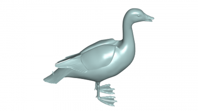 goose 3d model nature 3D printing model, file, printable design, print, 3d print model - Mito3D