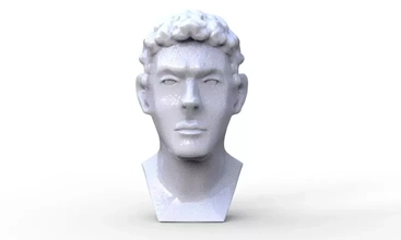 greek bust 3d printing model - threeding sculpture head roman emperor 3d print model - Mito3D
