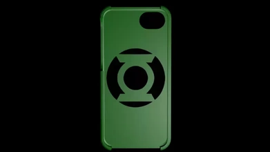 green lanter iphone case 3d printing model - threeding 3d print model - Mito3D