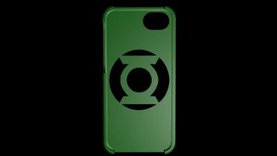 green lanter iphone case toys games & hobby 3D printing model, file, printable design, 3d print, Case , 3d print model - Mito3D