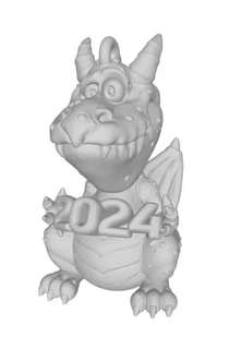 green wooden dragon pendant 2024 3d printing model 3d print model - Mito3D