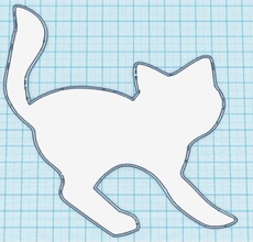 Cadılar Bayramı kedi 3 siluet diğer şeyler 3D baskı modeli, dosya, yazdırılabilir model, tasarım, 3d baskı, Kedi Siluet 3d print model - Mito3D