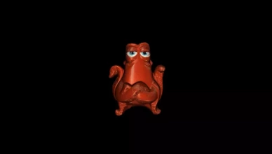 hank finding dory 3d printing model - threeding movie octopus pixar nemo 3d print model - Mito3D