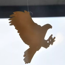 falco silhouette 3d stampa modello treding finestra decorazione anti collision uccello mettere in guardia 3d print model - Mito3D