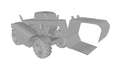hay making machine 3d printing model - threeding 3d print model - Mito3D