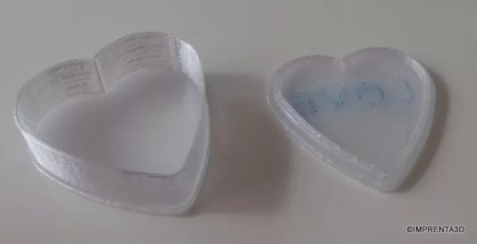 coração caixa amar 3d impressão modelo trio namorados caja san valentin santo 3d print model - Mito3D