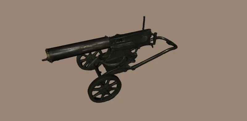 ağır makine tabanca maxim Sokolov m1910 3d baskı model üçleme antika dünya askeri müze Tarih savaş Ulusal wwi 3D print model - Mito3D