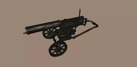 heavy machine gun maxim sokolov m1910 3d printing model - threeding antiques world military museum history war national wwi 3d print model - Mito3D