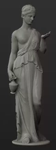 Hebe 3d impressão modelo trio grego escultura anjo rainha fada deusa fay 3d print model - Mito3D