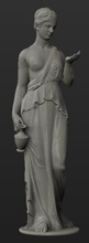 hebe antiques & historical 3D printing model, file, printable design, 3d print, goddess, fairy, angel, fay, queen,Greek,sculpture 3d print model - Mito3D