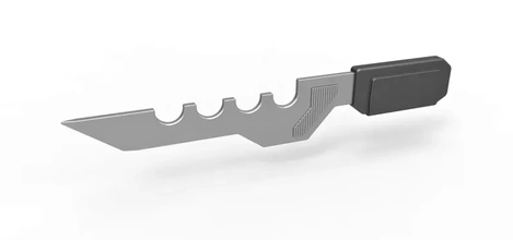 eroe alluminio bobina chiave stella trekking generazione 3d stampa modello treding arma giocattolo stampabile Stampa star Trek gadget scifi coltello lama cosplay pugnale puntello replica 3d print model - Mito3D