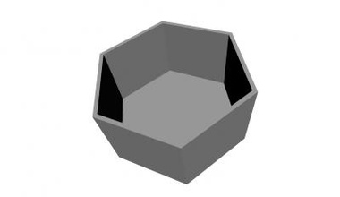 hexagon box other things 3D printing model, file, printable design, 3d print, hexagon, box, 6, prezent 3d print model - Mito3D