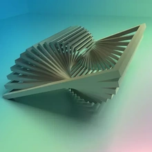 cavo scatola 3d stampa modello treding arte geometria astratto simmetria multiplex 3d print model - Mito3D