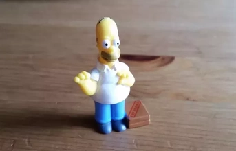 Homer Simpson 3d baskı model üçleme heykelcik oyuncak 3d print model - Mito3D