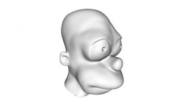 homer simpson head other things 3D printing model, file, printable design, 3d print, homer, simpson, 3d print model - Mito3D