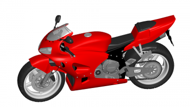Honda cbr2003 Motoren Transport 3D Drucken Modell Datei druckbar Design 3d drucken 3d print model - Mito3D