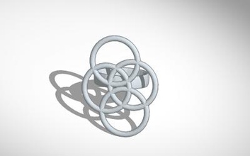 hoops ring fashion 3D printing model, file, printable design, 3d print, ring, rings, jewelry, 3d print model - Mito3D