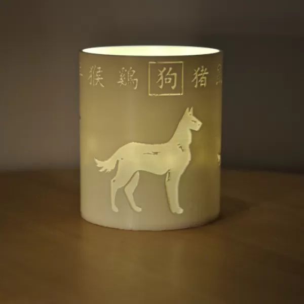 horóscopo te ligero cubierta carcasa funda perro 3d impresión modelo trío oveja gallo caballo continuar serpiente rata mono Conejo cerdo Tigre estrella firmar cabra ox zodiacal 3D print model - Mito3D