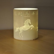 oroscopo tealight copertina guaina cavallo ufficio giardino 3D stampa modello file stampabile design 3d Stampa Ratto Bue 3d print model - Mito3D