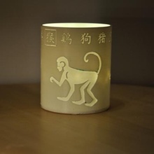 oroscopo tealight copertina guaina scimmia ufficio giardino 3D stampa modello file stampabile design 3d Stampa Ratto Bue 3d print model - Mito3D