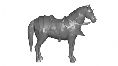 horse 3d model 3D printing model, file, printable design, print, Horse 3d print model - Mito3D