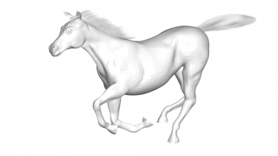 horse 3d model nature 3D printing model, file, printable design, print, Horse 3d print model - Mito3D