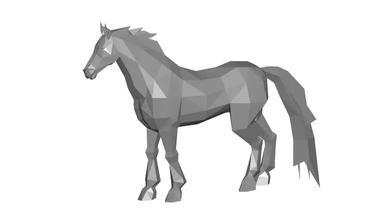 horse 3d model printing - threeding 3d print model - Mito3D