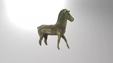 Pferd uralt Olympia 3d Drucken Modell dreiding Kunst Geschichte Griechenland 3d print model - Mito3D