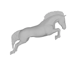 cavallo saltare 3d stampa modello treding 3d print model - Mito3D
