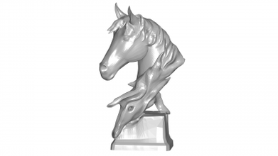 cavalo escultura arte 3D impressão modelo Arquivo imprimível Projeto 3d 3d print model - Mito3D