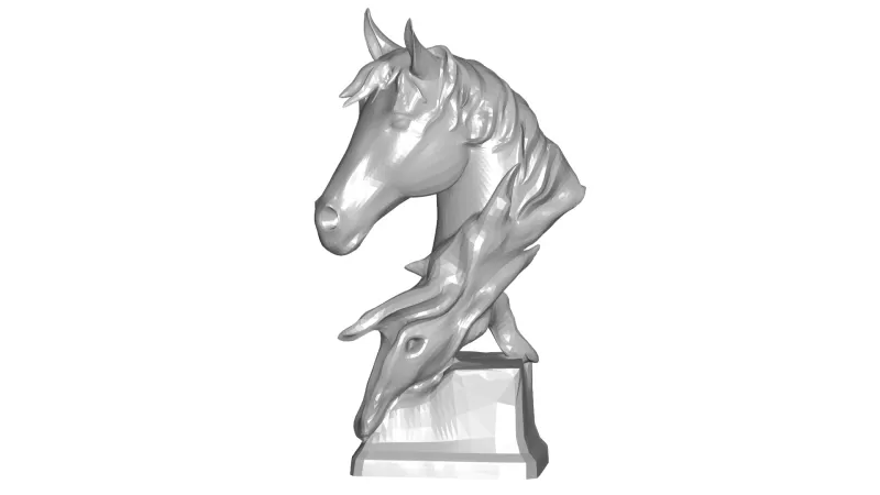 horse sculpture 3d printing model - threeding 3D print model - Mito3D