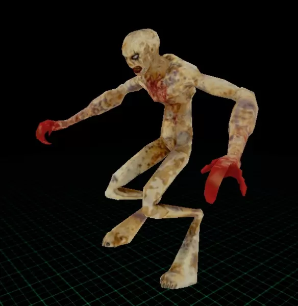 humano vírus mutante 2 3d impressão modelo jogos estrangeiro fantasia mutantes Resident Evil 3D print model - Mito3D