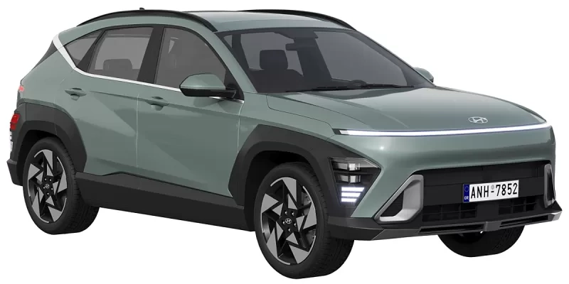 hyundai kona 3d stampa modello treding tag design auto suv crossover 3d print model - Mito3D