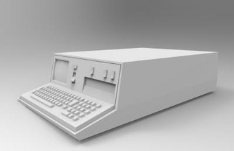 ibm5100 electrónica y tecnología 3D modelo de impresión, la impresión en archivo, imprimibles 3D, diseño 3d, IBM5100, computadora, tecnología, el 3d 3d print model - Mito3D