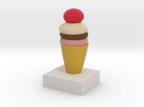 ice cream model 3d printing - threeding models creams 3d print model - Mito3D