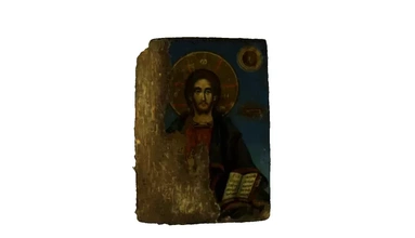 icono Jesús Cristo todopoderoso 3d impresión modelo trío 3d print model - Mito3D