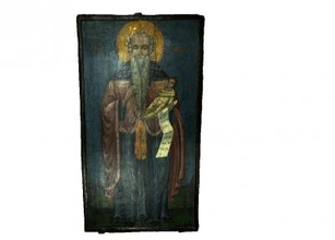 icon saint stylianos antiques & historical 3D printing model, file, printable design, 3d print, varna, museum, history, icon, saint, stylianos, orthodox, christians, eastern, europe, st 3d print model - Mito3D
