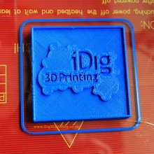 idig3dprinting test placca 3d stampa modello treding logo Stampa 3d print model - Mito3D