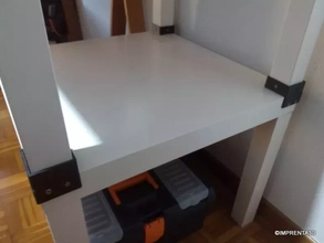 Ikea manquer table épissure 3d impression modèle trio connecteur étagère conecteur enterrer mesa 3d print model - Mito3D