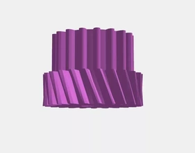 ingranaggio stufa pellet 3d printing model - threeding 3d print model - Mito3D