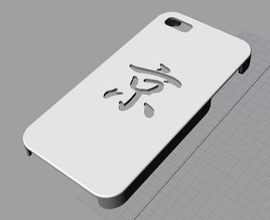 iphone5s kanji case electronic & technology 3D printing model, file, printable design, 3d print, 3d print model - Mito3D