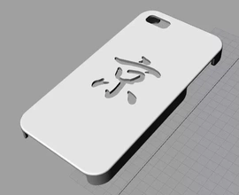 iphone5s kanji caso bainha 3d impressão modelo trio 3d print model - Mito3D