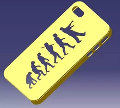 iphone 4s evolution case 3d printing model - threeding 3d print model - Mito3D