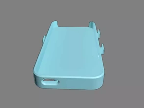 iphone 5 durum kılıf 3d baskı model üçleme kulaklık 3d print model - Mito3D
