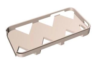 iphone 5 caso funda 3d impresión modelo trío piel 3d print model - Mito3D