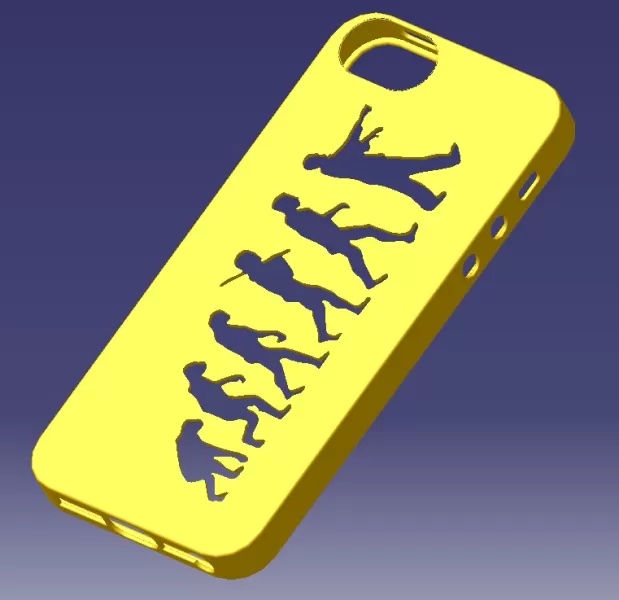 Iphone 5s evolução caso bainha 3d impressão modelo trio 3D print model - Mito3D