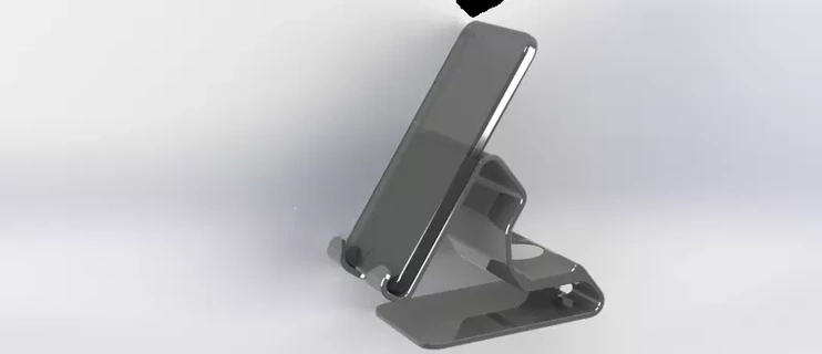 iPhone Apfel Clever sehen Laden Halter Unterstützung Docking Telefon 3d Drucken Modell Tablette montieren Zelle Ladegerät drucken Ort Bahnhof 3d print model - Mito3D